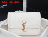 Saint Laurent Solferino Medium Satchel in White Box Saint Laurent Leather Replica