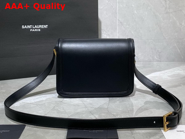 Saint Laurent Solferino Small Satchel in Black Box Saint Laurent Leather Replica