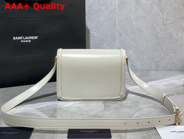 Saint Laurent Solferino Small Satchel in Blanc Vintage Box Saint Laurent Leather Replica