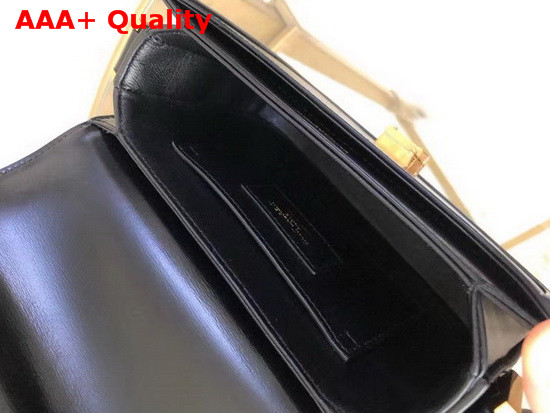 Saint Laurent Solferino Small Satchel in Box Saint Laurent Leather Black Replica