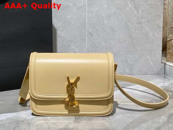 Saint Laurent Solferino Small Satchel in Cream Box Saint Laurent Leather Replica