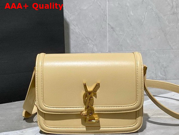 Saint Laurent Solferino Small Satchel in Cream Box Saint Laurent Leather Replica