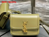 Saint Laurent Solferino Small Satchel in Green Box Saint Laurent Leather Replica