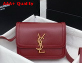 Saint Laurent Solferino Small Satchel in Red Box Saint Laurent Leather Replica