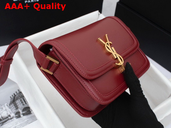 Saint Laurent Solferino Small Satchel in Red Box Saint Laurent Leather Replica