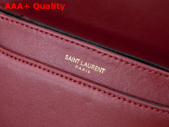 Saint Laurent Solferino Small Satchel in Red Box Saint Laurent Leather Replica