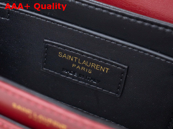 Saint Laurent Solferino Small Satchel in Red Box Saint Laurent Leather Replica