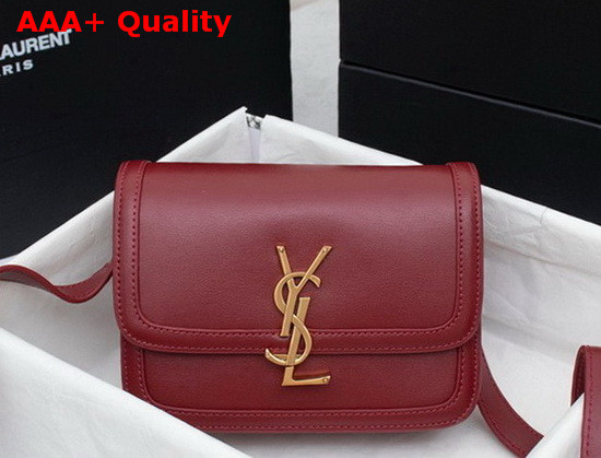 Saint Laurent Solferino Small Satchel in Red Box Saint Laurent Leather Replica