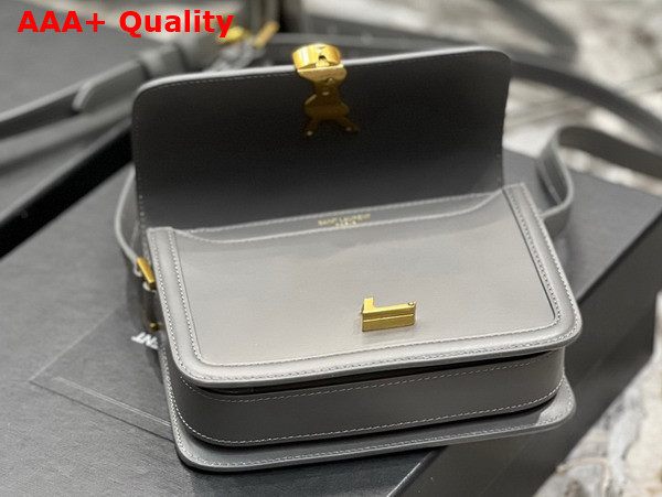 Saint Laurent Solferino Small Satchel in Storm Box Saint Laurent Leather Replica