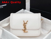 Saint Laurent Solferino Small Satchel in White Box Saint Laurent Leather Replica