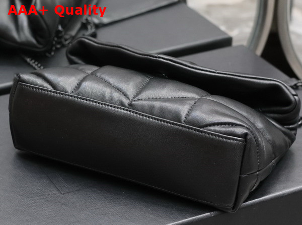 Saint Laurent Toy Puffer in Black Lambskin with Black Hardware Replica