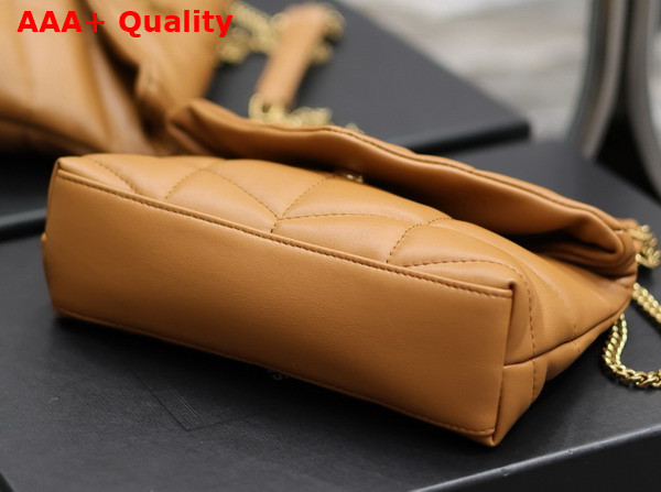 Saint Laurent Toy Puffer in Dark Cork Lambskin Replica