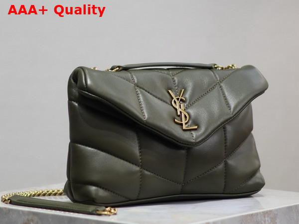 Saint Laurent Toy Puffer in Nappa Leather Light Musk Replica