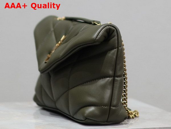 Saint Laurent Toy Puffer in Nappa Leather Light Musk Replica