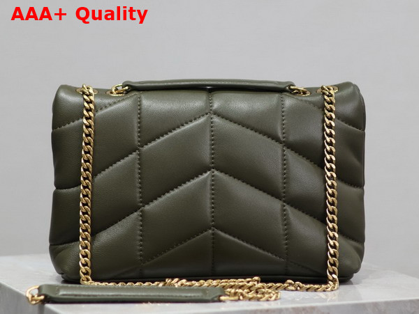 Saint Laurent Toy Puffer in Nappa Leather Light Musk Replica