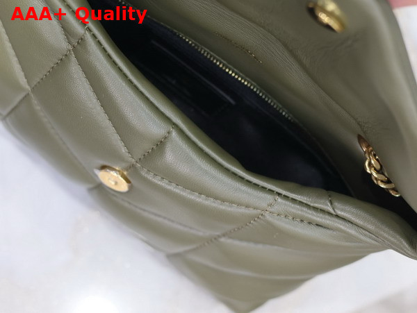 Saint Laurent Toy Puffer in Nappa Leather Light Musk Replica