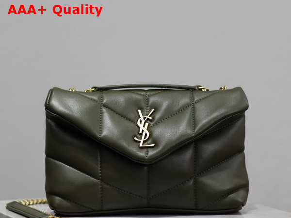 Saint Laurent Toy Puffer in Nappa Leather Light Musk Replica