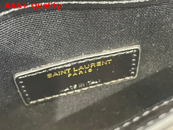 Saint Laurent Uptown Pouch in Black Patent Leather Replica