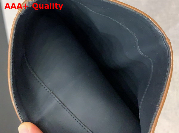 Saint Laurent Vendome Boots in Argile Glazed Leather Replica