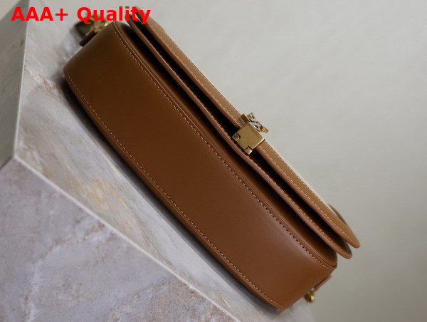Saint Laurent Voltaire Shoulder Bag in Canvas Desert Dust Brick Replica