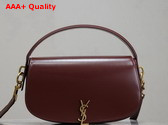 Saint Laurent Voltaire in Raisin Box Saint Laurent Leather 7876710 Replica