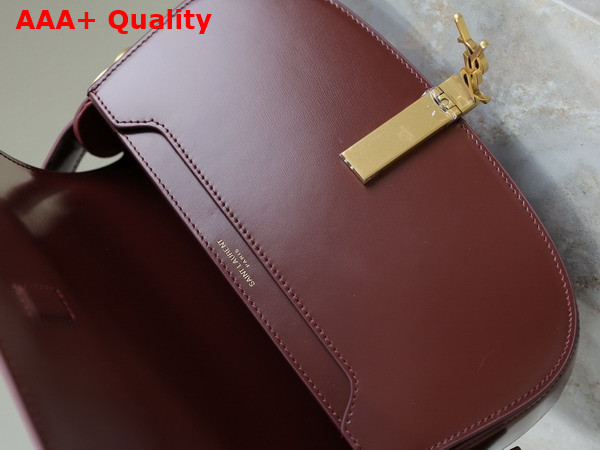 Saint Laurent Voltaire in Raisin Box Saint Laurent Leather 7876710 Replica