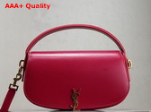 Saint Laurent Voltaire in Raspberry Pink Box Saint Laurent Leather 7876710 Replica