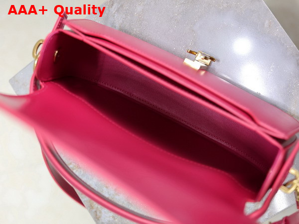 Saint Laurent Voltaire in Raspberry Pink Box Saint Laurent Leather 7876710 Replica