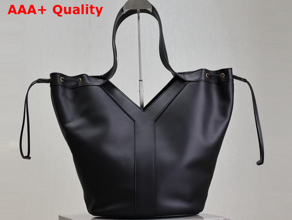 Saint Laurent Y Large Hobo in Black Leather Replica