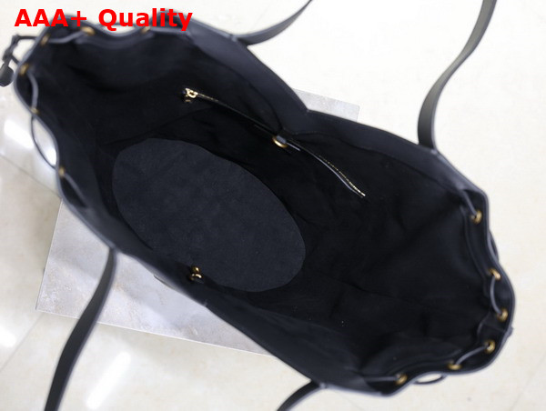 Saint Laurent Y Large Hobo in Black Leather Replica