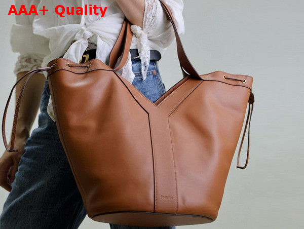 Saint Laurent Y Large Hobo in Brick Leather Replica