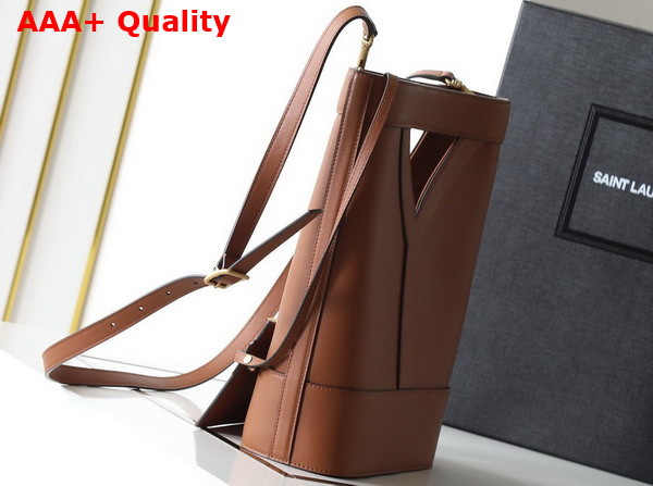 Saint Laurent Y Small Bucket in Brick Leather Replica