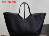 Saint Laurent Y Tote in Leather Black Replica