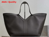 Saint Laurent Y Tote in Leather Light Musk Replica