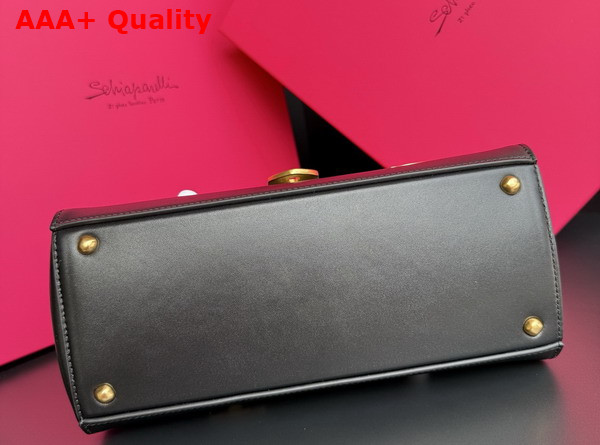 Schiaparelli Bijoux Secret Bag in Smooth Black Lambskin Replica