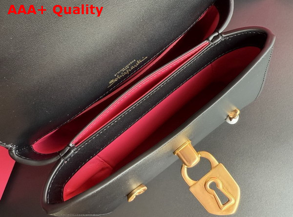 Schiaparelli Mini Bijoux Secret Bag in Smooth Black Lambskin Replica