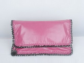 Falabella Foldover Clutch in Pink for Sale