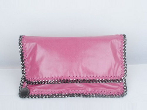 Falabella Foldover Clutch in Pink for Sale
