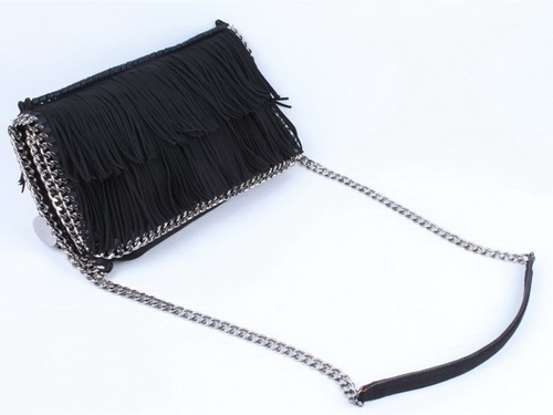 Falabella Fringe Shoulder Bag Black for Sale