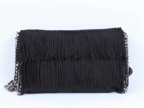 Falabella Fringe Shoulder Bag Black for Sale
