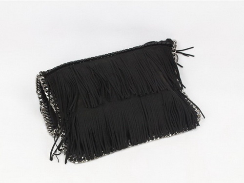 Fringed Falabella Clutch Black for Sale