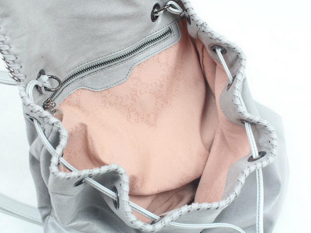 Stella Falabella Backpack in Light Grey for Sale