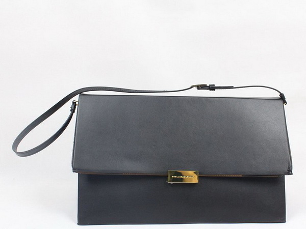 Stella McCartney Beckett Bag In Black Patent Leather for Sale