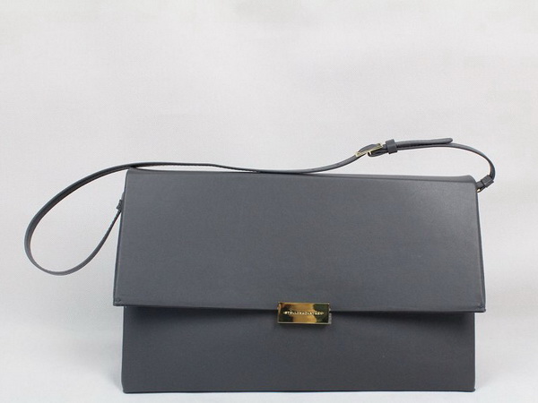 Stella McCartney Beckett Bag In Grey Patent Leather for Sale