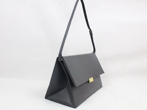 Stella McCartney Beckett Bag In Grey Patent Leather for Sale