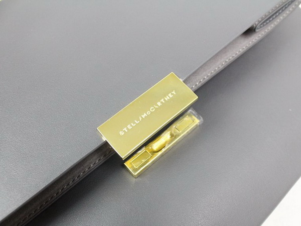 Stella McCartney Beckett Bag In Grey Patent Leather for Sale