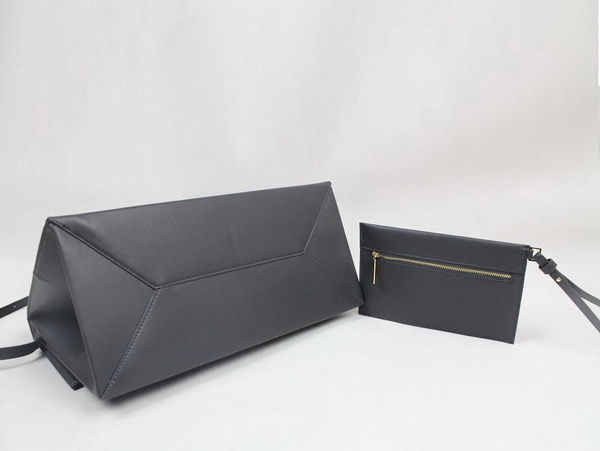 Stella McCartney Beckett Bag In Grey Patent Leather for Sale