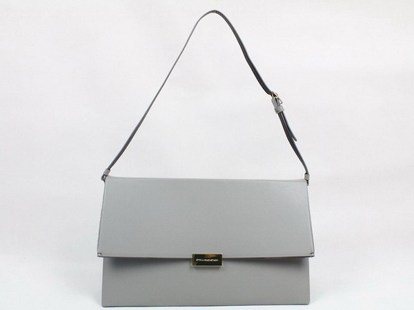 Stella McCartney Beckett Bag In Light Grey Patent Leather for Sale