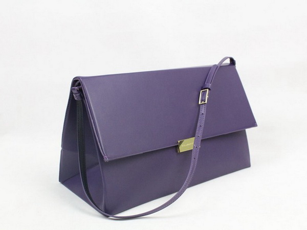 Stella McCartney Beckett Bag In Purple Patent Leather for Sale