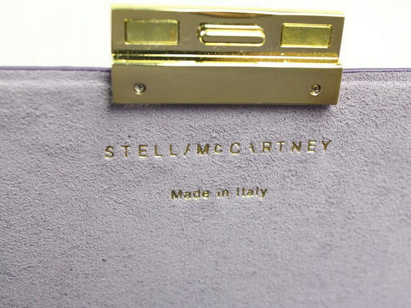 Stella McCartney Beckett Bag In Purple Patent Leather for Sale